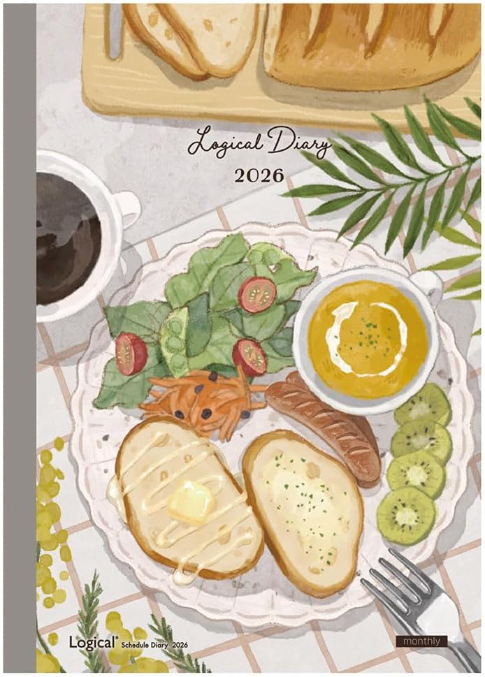 Nakabayashi Logical Diary 2026 Monthly Note Type H/A5/Branch NS-A502H-26A1 [PT1]