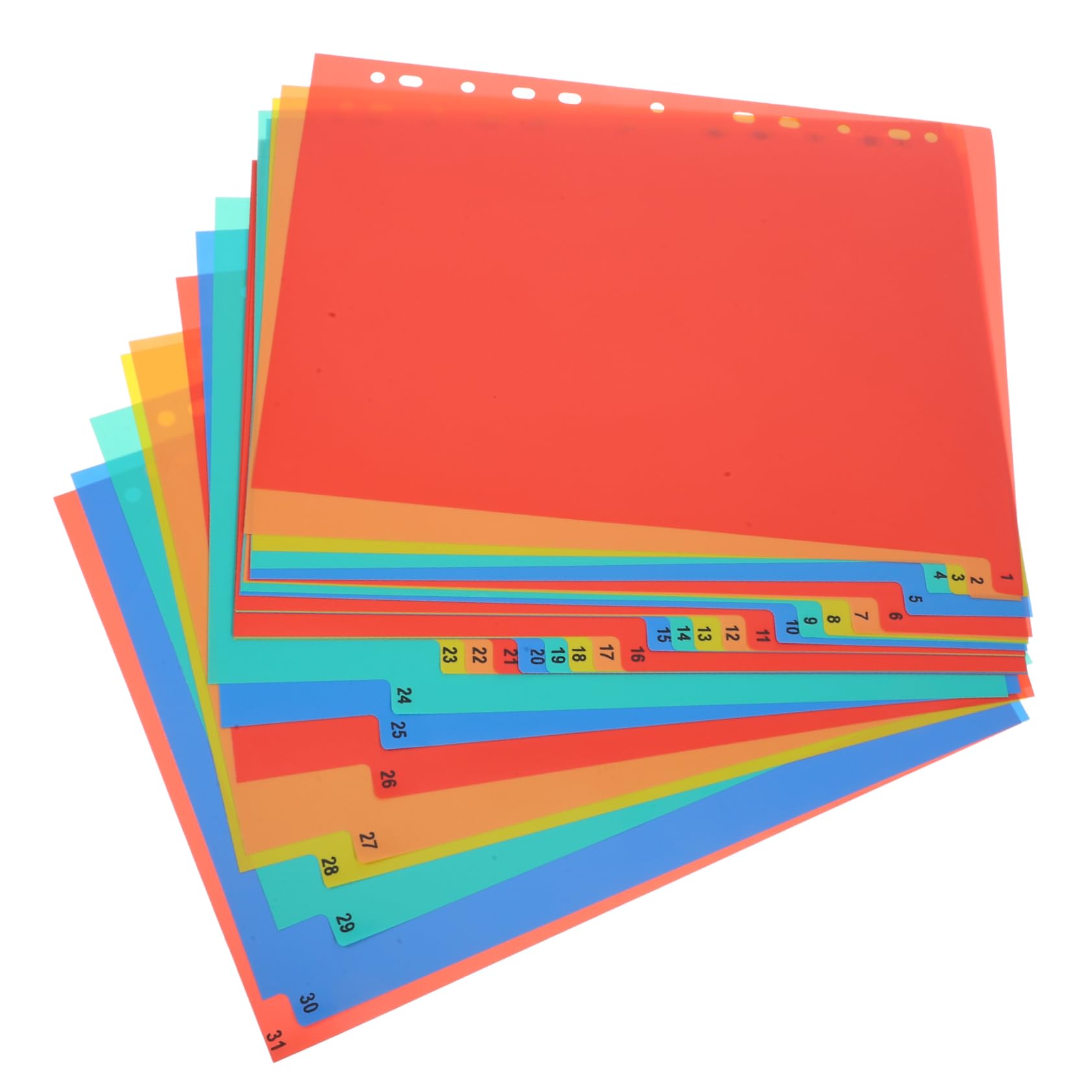 Amazon | COMPUKAS 1セットのインデックス区け用バインダータブ