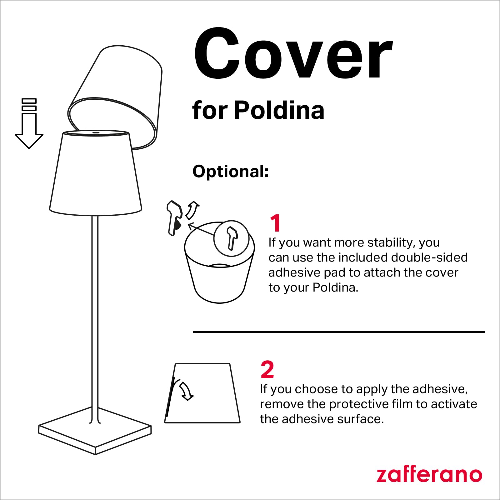 Zafferano, Poldina Cover Christmas Special Edition, Metal Lampshade for Table Lamp Compatible with Poldina Lamps - Image 4