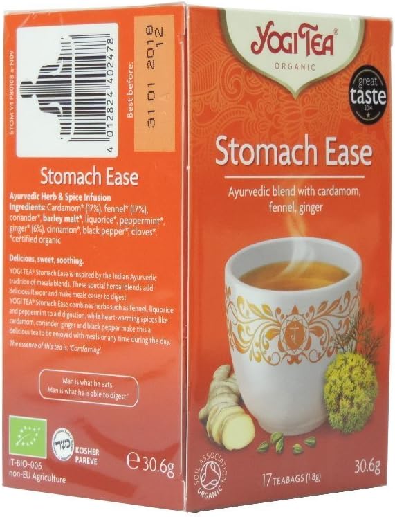 Yogi Tea Stomach Ease 17bag (Pack of 4)