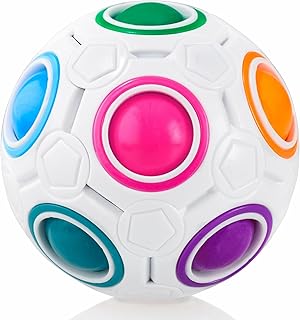 لعبة بازل سحرية بألوان قوس قزح من Next Store ، أحجية من مكعبات سرعة لتخفيف التوتر، ألعاب فيدجيت للأطفال والمراهقين والبالغين (12 فتحة)