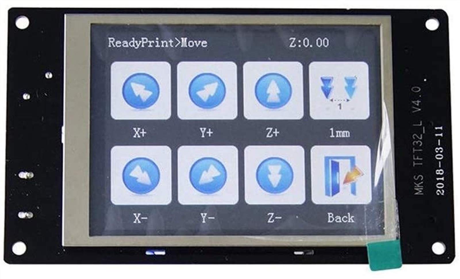 Części drukarki Akcesoria komputerowe, zestaw płyty kontrolera drukarki 3D TFT32 kolorowy ekran dotykowy LCD + płyta główna L z 5 szt. Czerwona płyta sterownicza A4988
