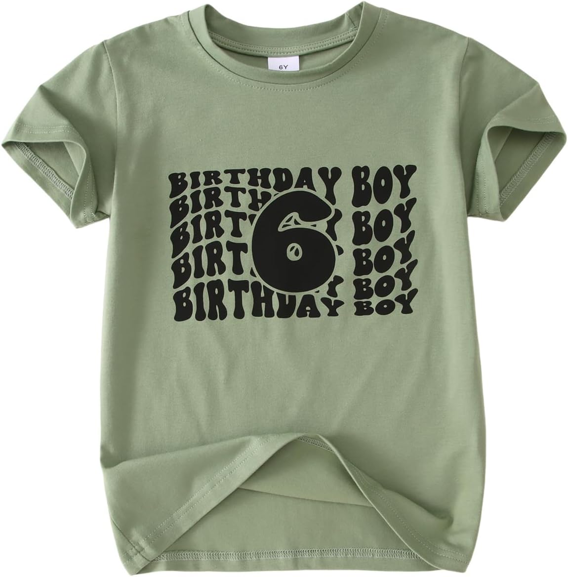 SOFEON Birthday Boy Shirt Toddler Boy 2nd 3rd 4th 5th 6th Birthday T-Shirt Kids 2-6 Years Old Birthday Gift Tees Party Top