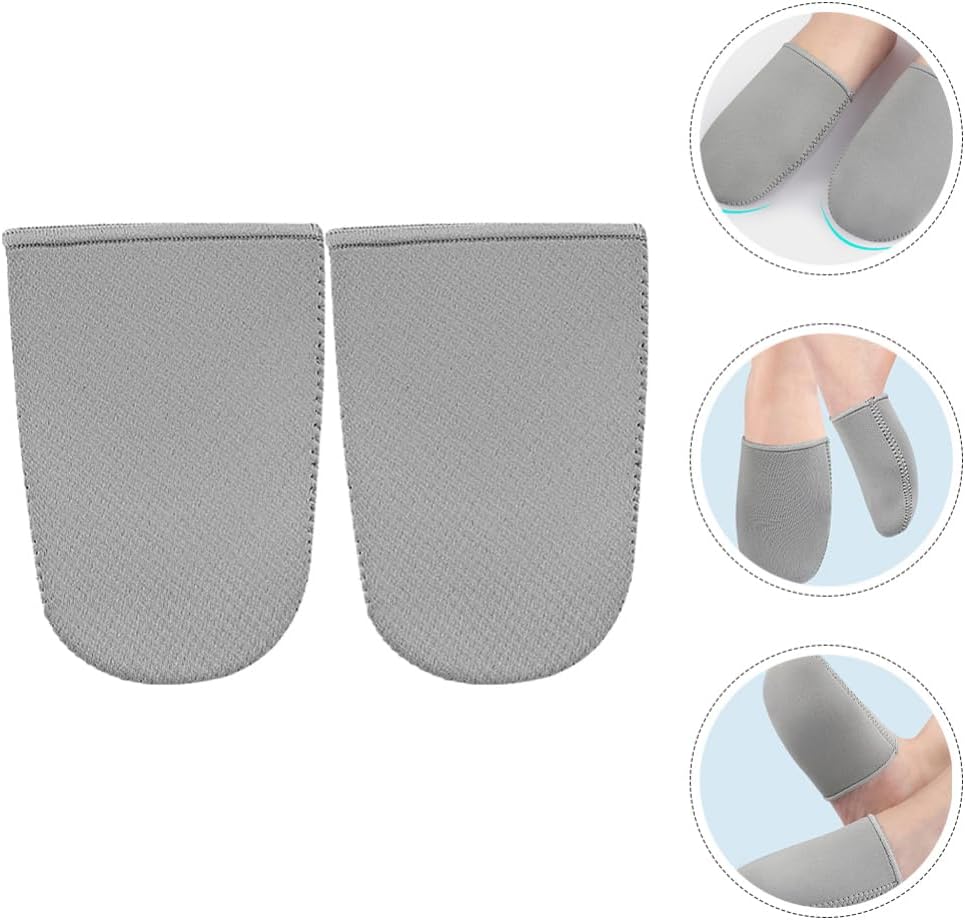 FRCOLOR 1pair Neoprene Half Toe Sleeve for Cycling and Running Splashproof Windproof Toe Warmer for Outdoor Activities Reduces Foot Pressure and Comfort