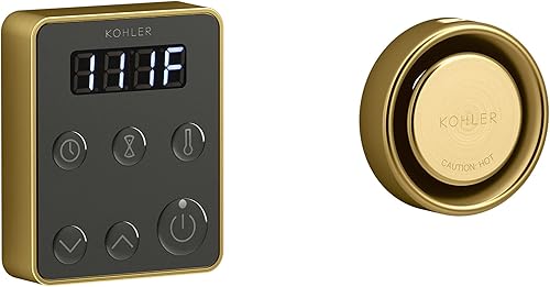 Miniatura 8 de Kohler Vapor vigorizante 5557-BL, negro mate