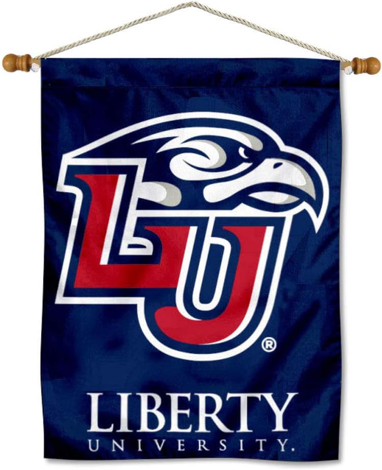 Liberty Flames Banner with Hanging Pole