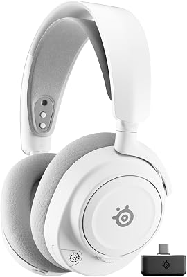 SteelSeries Arctis Nova 7 Wireless Gen 2 Auriculares gaming multiplataforma -Control de app en tiempo real -Más de 50 horas -Controladores magnéticos de neodimio -2,4 GHz y Bluetooth -PC,PS5,Switch1/2