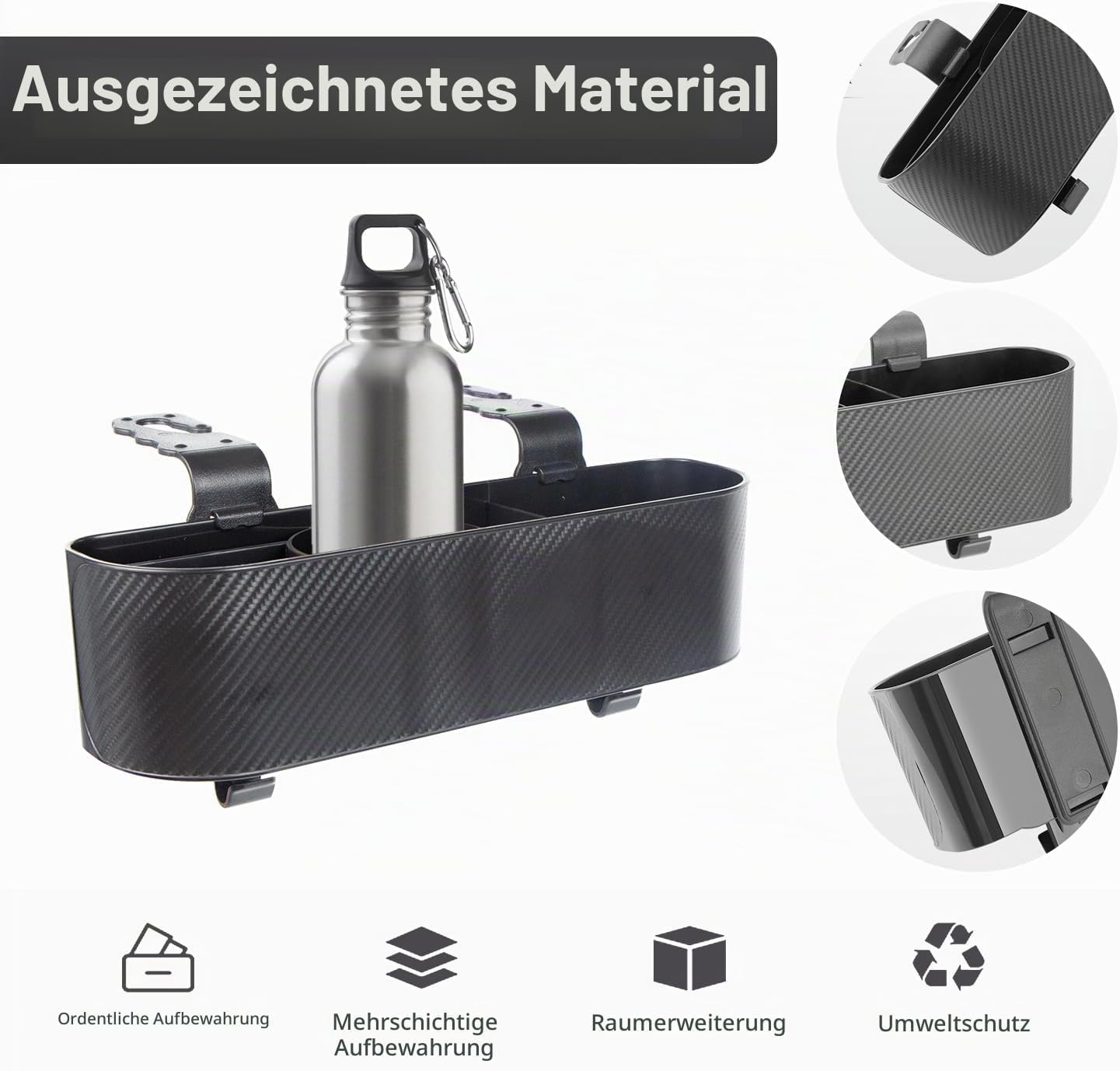 Organizzatore Sedile Auto per Baby for Skoda Superb 2012-2015 | consentendo di riporre bevande, telefoni, fazzoletti e oggetti personali senza ostacolare lo spazio per le gambe,1 Pezzo