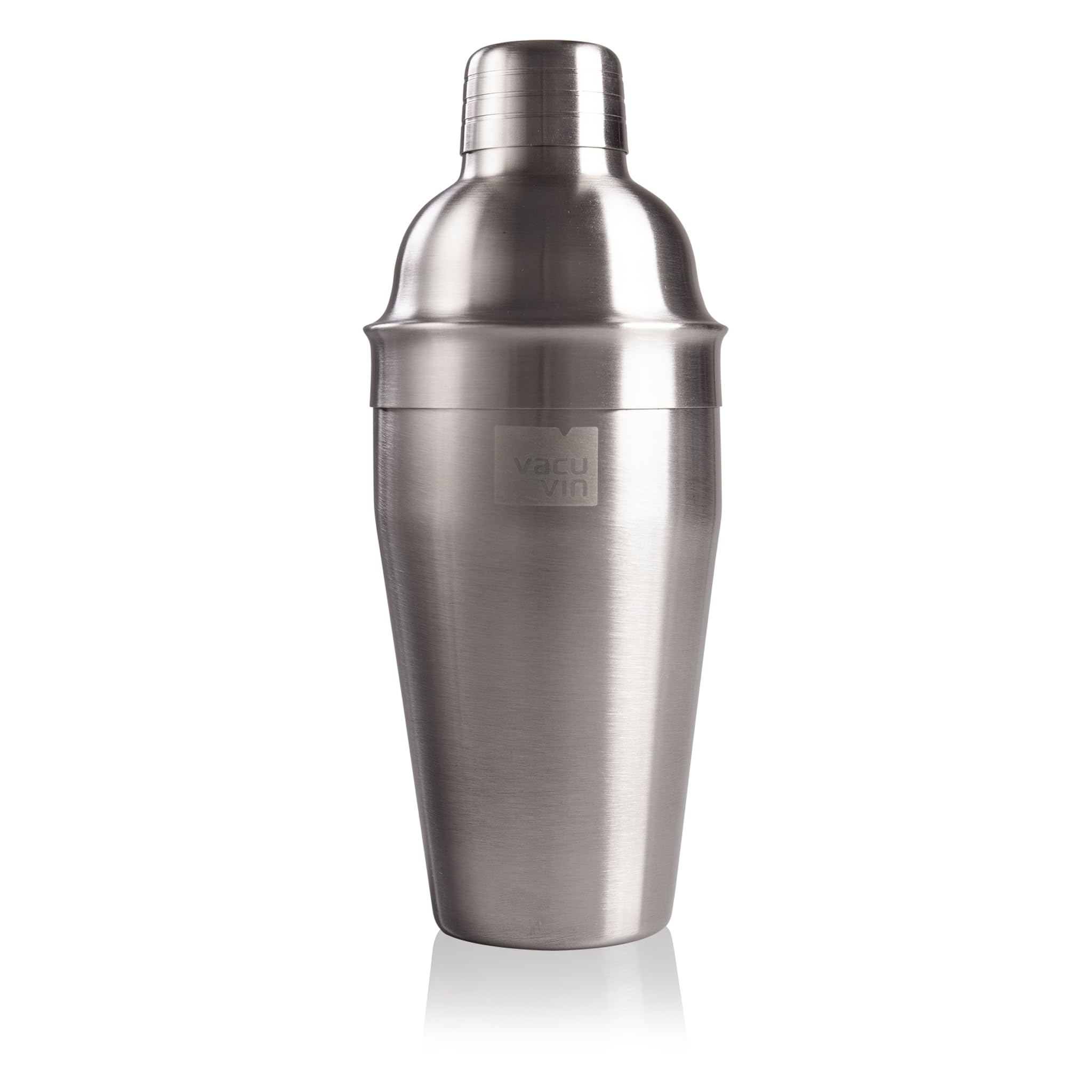 Vacu Vin Grey Vacuvin Brushed Steel Cocktail Shaker
