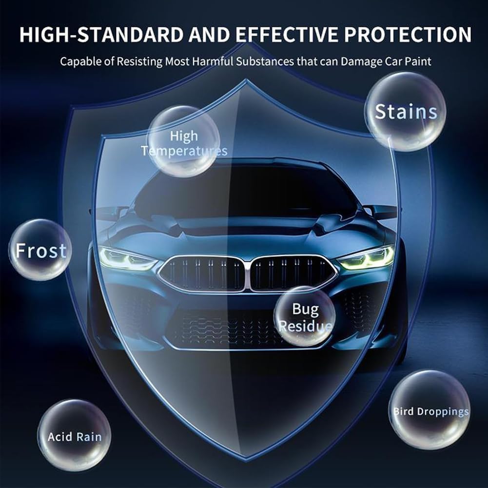 Advanced Car Quick-Acting Coating Agent Spray for Vehicles, Multifunctional Car Restore Spray,Oil Film Emulsion Glass Cleaner,Persistent Type Fast Coatin Protection Lasting as New（1PC） - 4