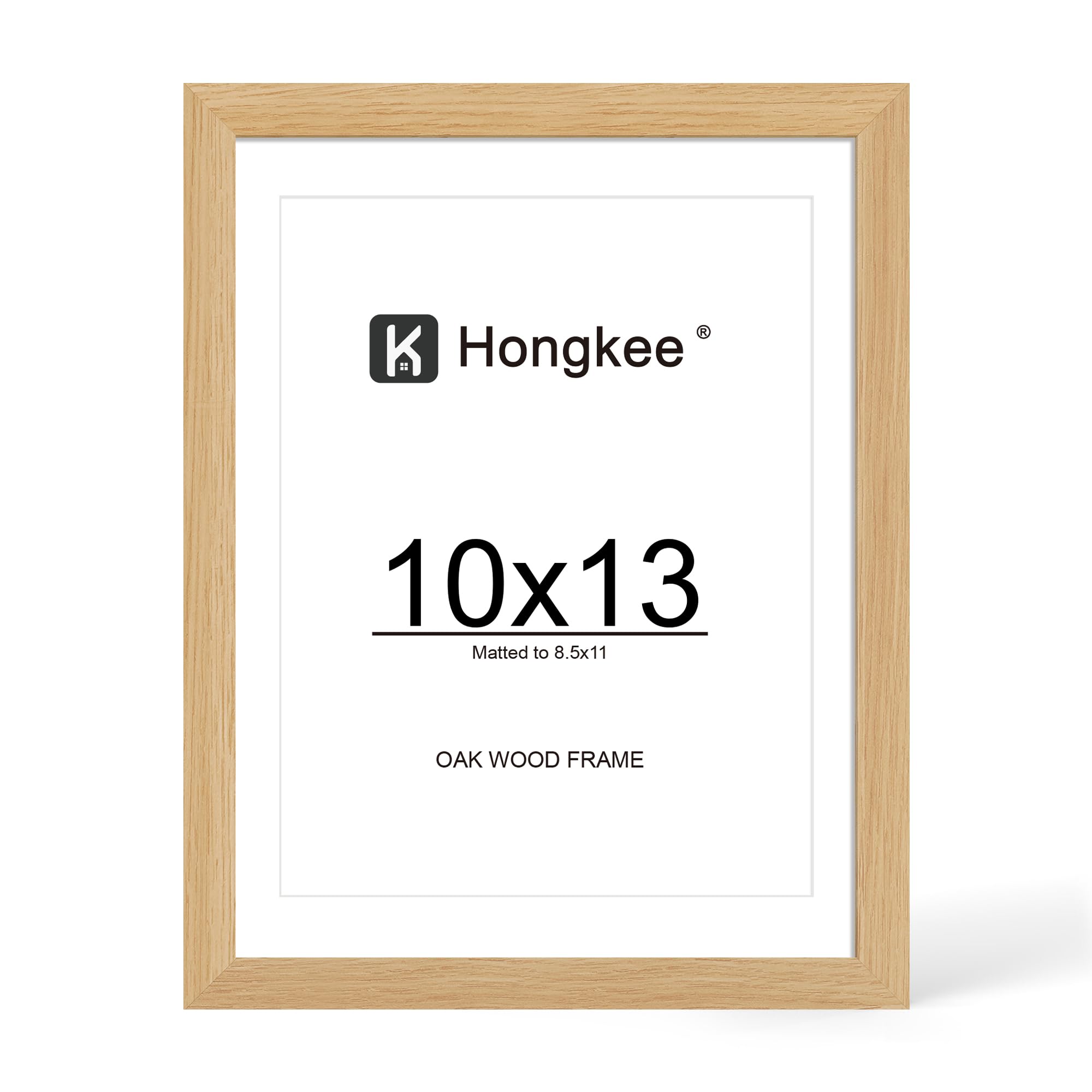 Photo 1 of Hongkee 10x13 Oak Wood Picture Frame