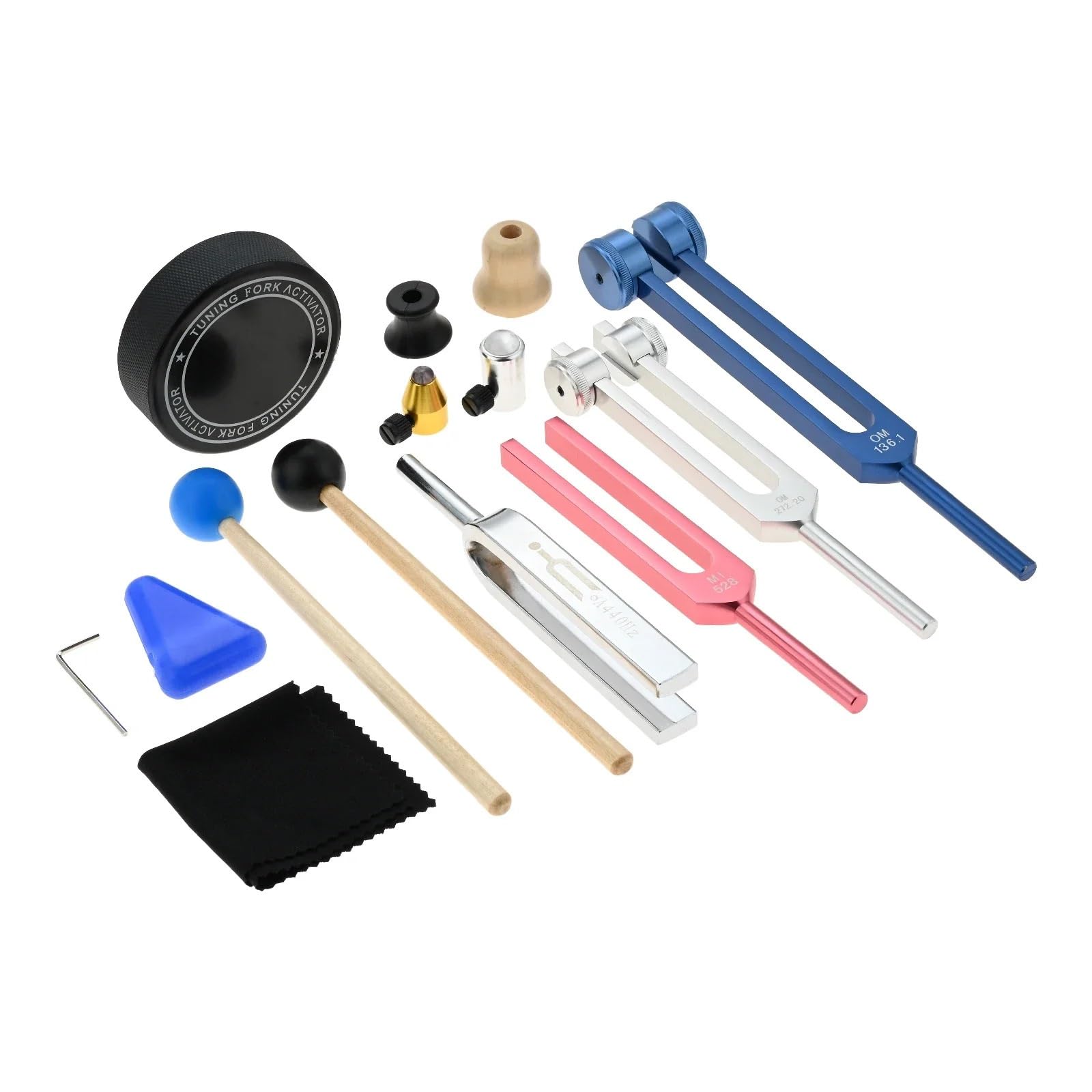 4 Stück Stimmgabeln 440 Hz MI528 0M272.2 für OM136.1. Klangheilung Stress abbauen Genaue Aussprache Instrument Yoga Meditation