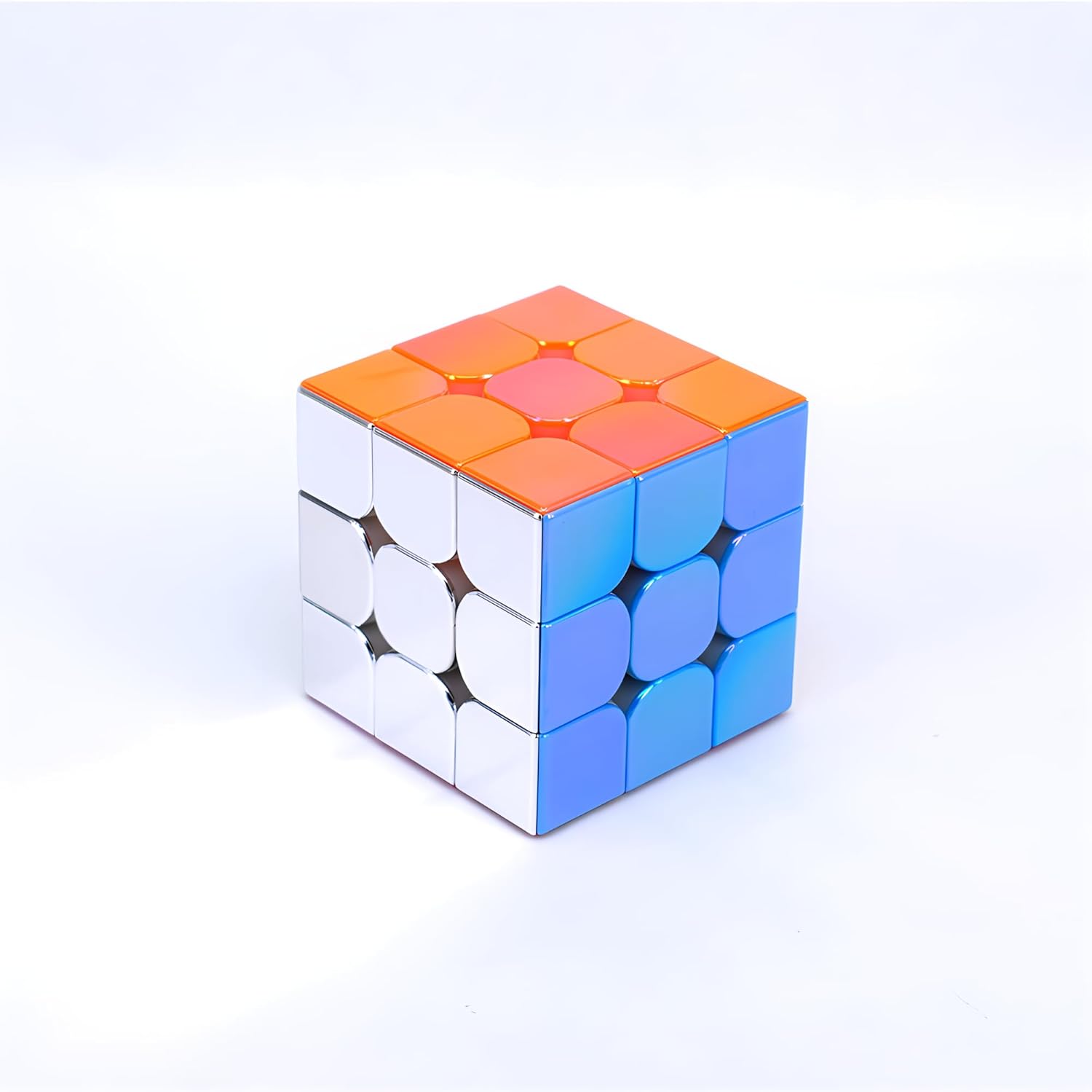 LiangCuber Cyclone Boys S8 Gradient Color Magnetic Speed Cube 3x3 Mirror Reflective Cube Stickerless 56MM 3x3 Gradient Color Shiny Cube 2024 Edition