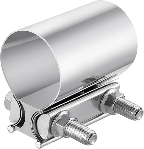 EVIL ENERGY - Abrazadera para manguito de escape de acero inoxidable.