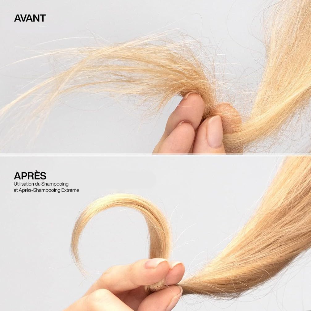 Redken | Après-Shampoing Fortifiant pour Cheveux Abimés, Riche en Protéines, Extreme