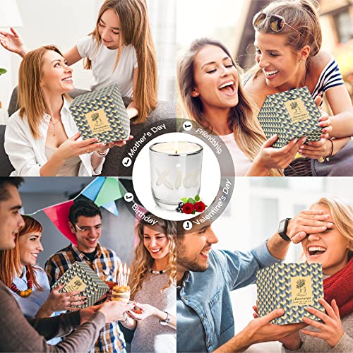 6 Pack Lavender Rose Candles Mothers Day Women Gift Set, 39 Oz 300 Hours Long Lasting Natural Soy Wax Candles, Aromatherapy Jar Candles, Birthday Holiday Gifts #TOP1