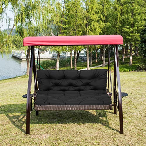 Coussins de banc de jardin imperméables et lavables grand confort pour l'extérieur