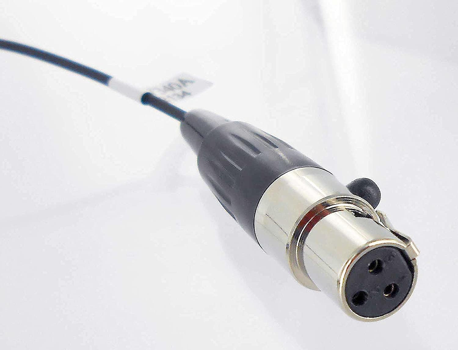 Microfono auricolare microfono a condensatore compatibile con AKG Wireless System Bodypack Trasmettitore Mini 3pin XLR TA3F Plug