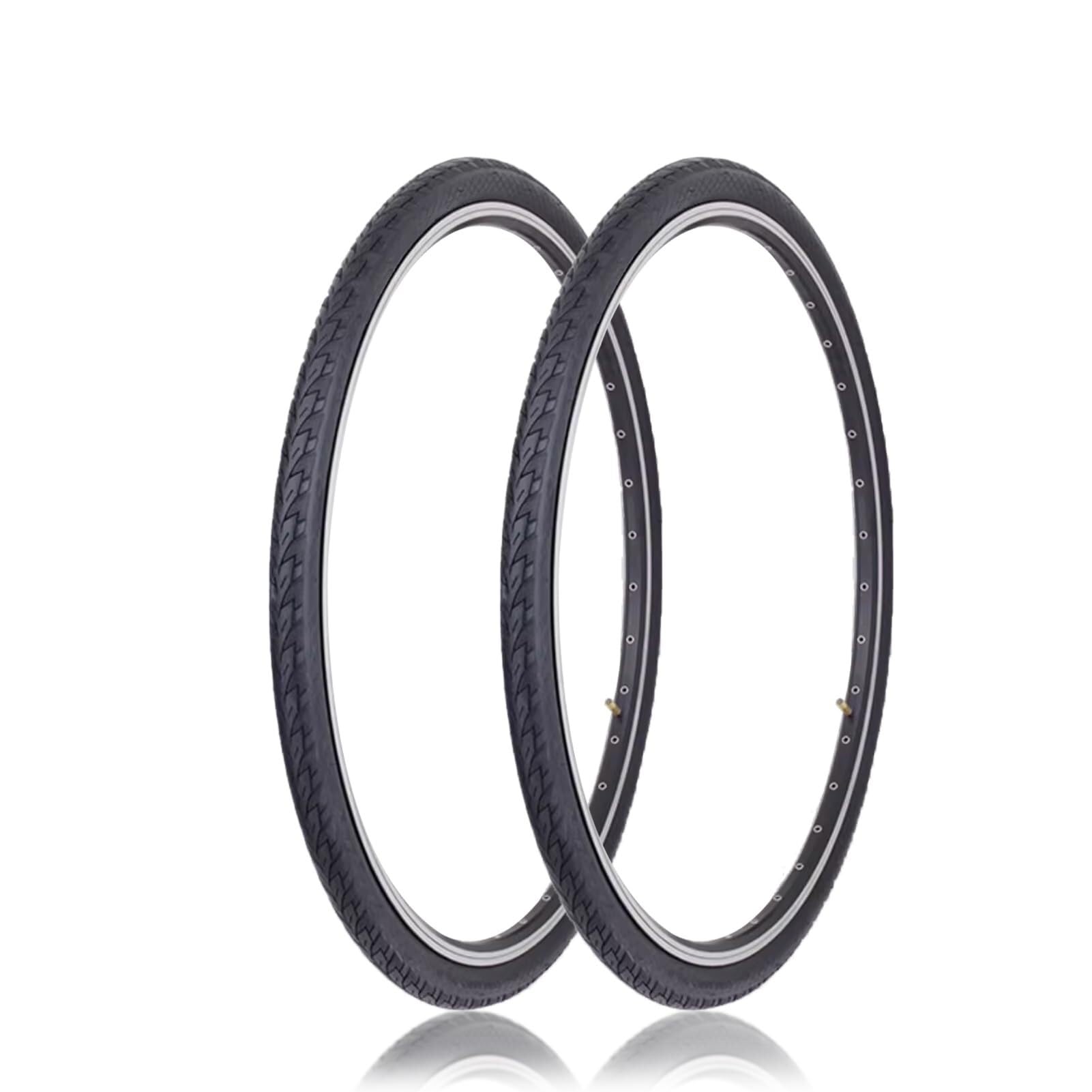 700x38c (40-622) Opony do Roweru Szosowego Miejskiego, Ochrona Przeciwwykłuciu 1 mm Zamienna do MTB Gravel Hybryd Elektrycznych – 60 TPI Wytrzymałe Opony