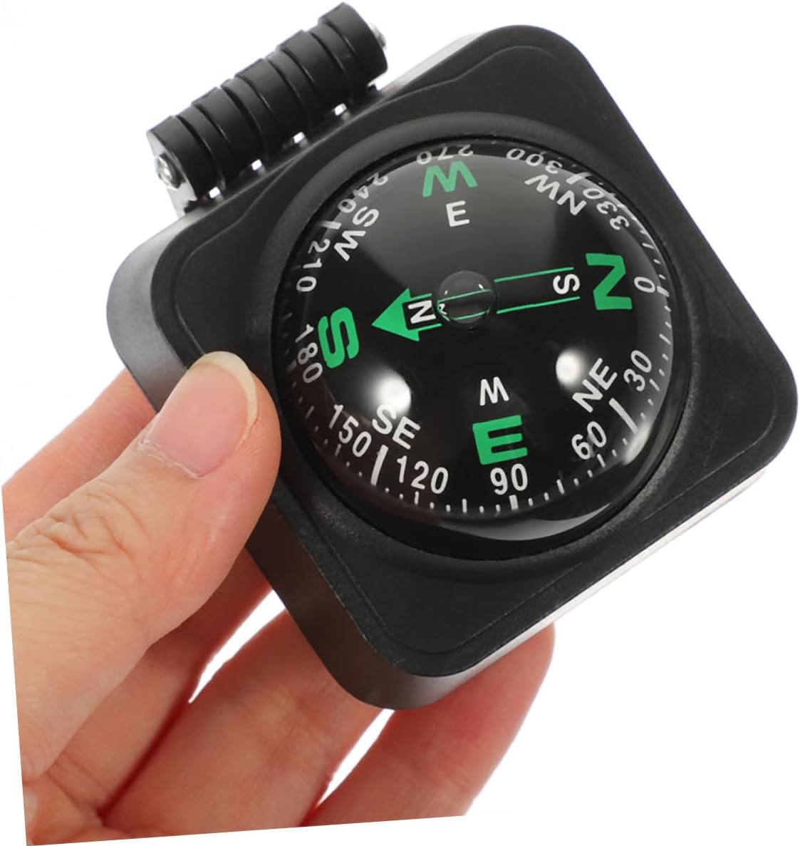 Alipis Adjustable Car Dashboard Compass Ball 3pcs On-Board Auto Compass for Vehicle Navigation Outdoor Use on Cars, Boats, Motorcycles