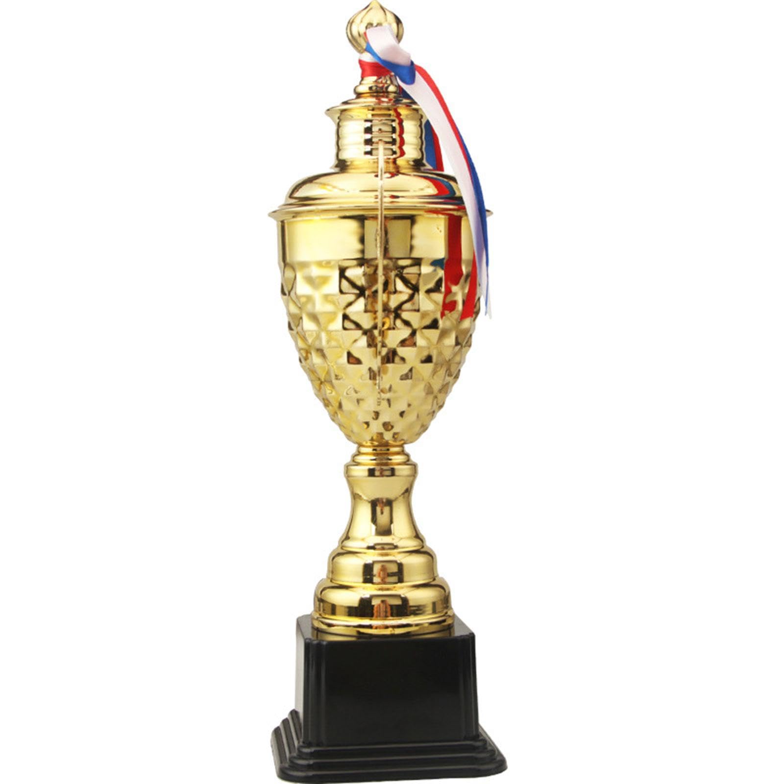Award Trophy Auszeichnung Siegerpokal Ehrenpreis Metall mit Stabilem Sockel für Turniere Schulpreise Preisverleihungen Kinderpartys Geeignet