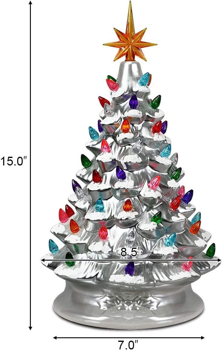 Figura Iluminada Department 56 Halloween - Árbol LED 23cm | Decoración Espeluznante