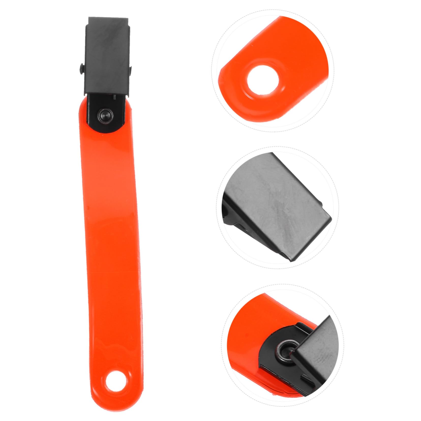 Kisangel Porte-étiquette Fluorescent Support d'arbre Réflecteurs Rester Marqueurs D'allée Dirigé Route Clip Lumière en Cours D'exécution Marqueurs De Peinture PVC