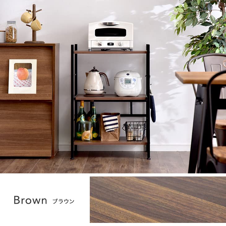 レンジ台 スライド棚 キッチンワゴン オープンラック 【公式通販】