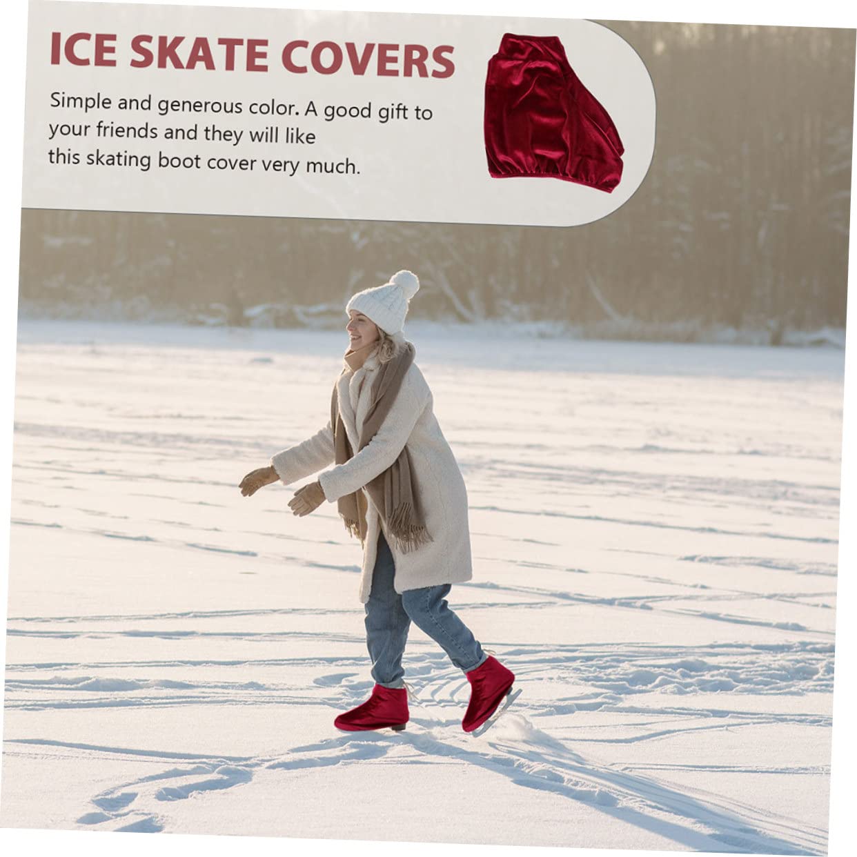 BESPORTBLE 5paires Couverture De Patins à Glace Résistante à Usure pour Patins De Hockey Patinage Artistique Accessoire Pratique pour Éviter Les Marques Et Salissures