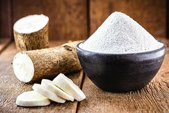 Puregro Cassava Flour 1kg (PACK OF 1) | Manioc Flour | Yuca Flour | Good Source of Vitamins | Premium Quality.