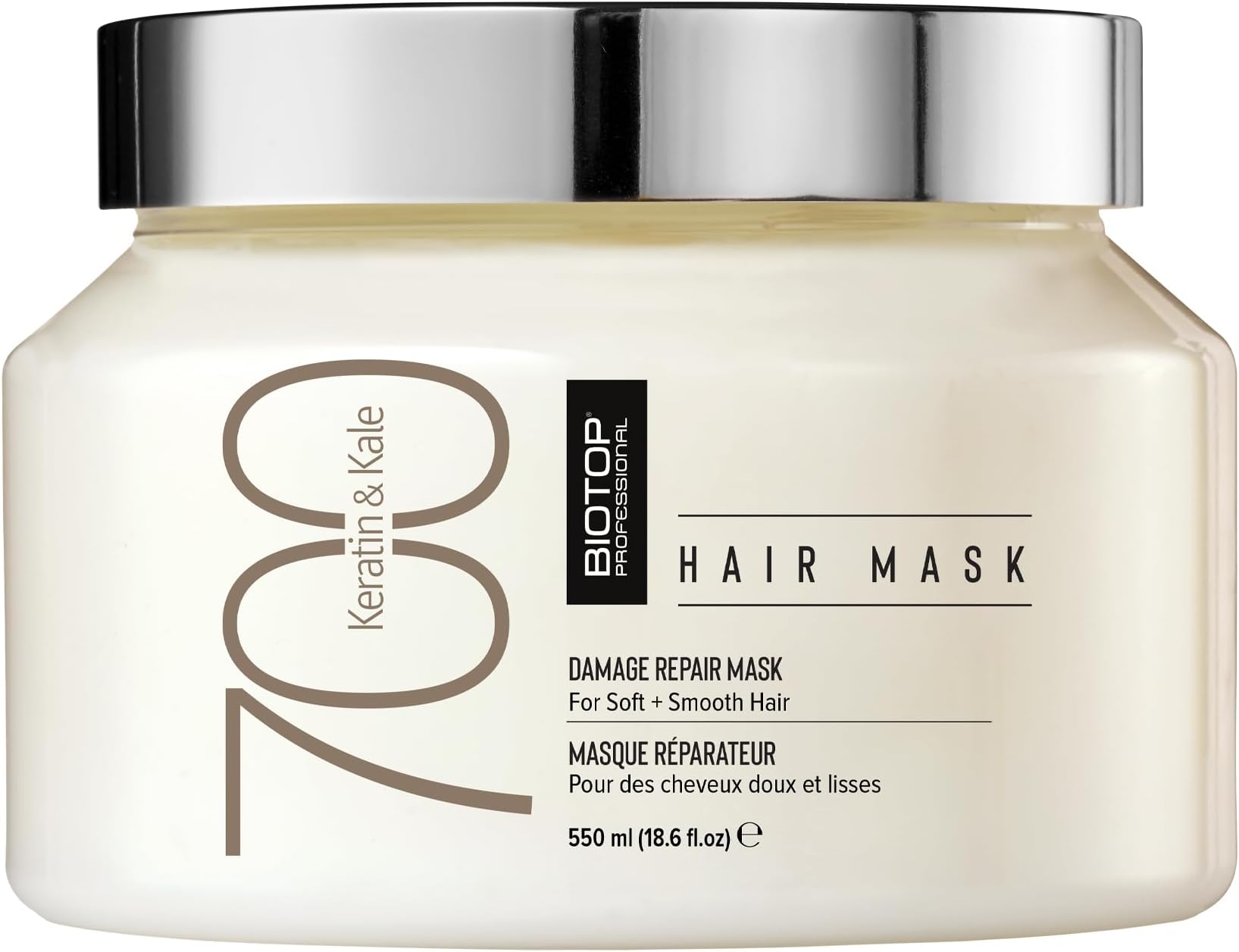 007 Keratin Hair Mask for Very Damaged Hair 18.6 fl oz ââ‚¬â€œ Biotop Professional