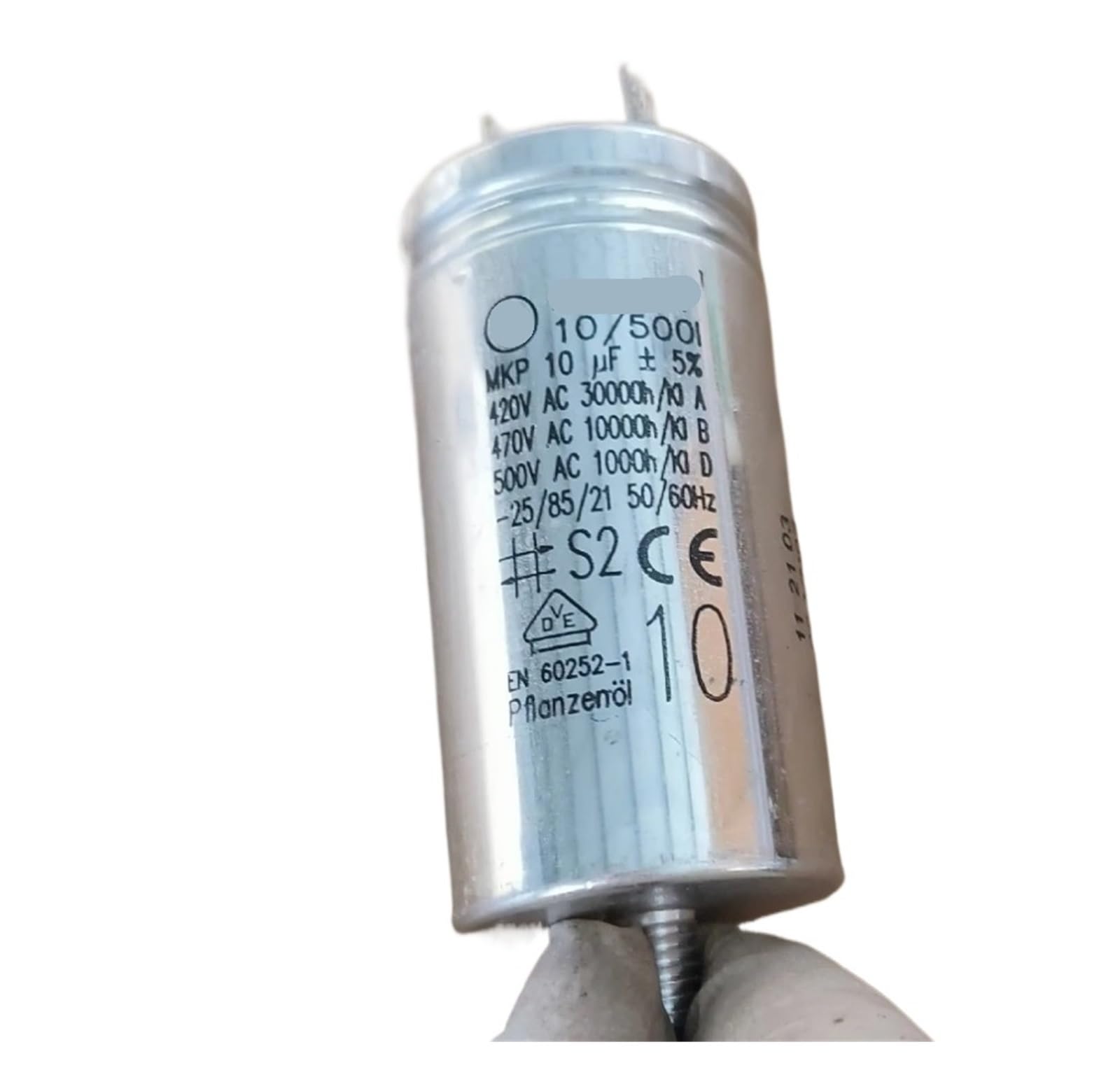KSZHZYMGX EN60335-1 2UF 3.5UF 10UF 420V 470V 500V Film Capacitor(10UF)