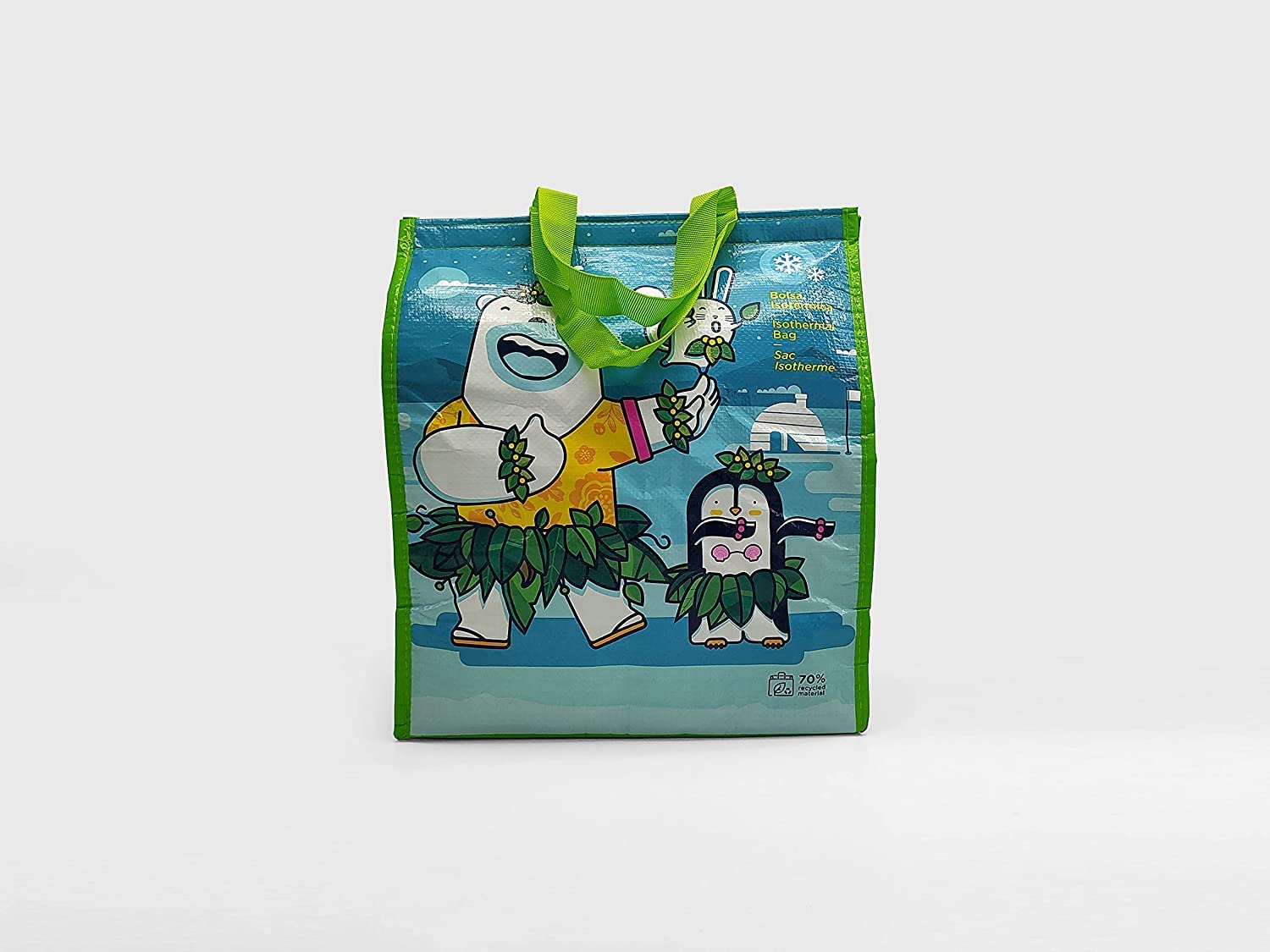 Bolsa isotérmica para Alimentos 36 x 42 x 20 cm supermercados para Transportar congelado. Caja 50 uds