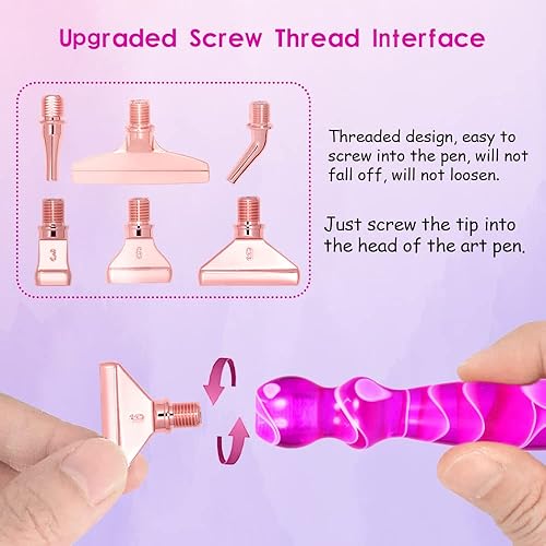 Miniatura 5 de Praise V Do Bolígrafo de pintura de diamante, bolígrafo de arte de diamante, kit de bolígrafo de pintura de diamante 5D de resina 5D, accesorios de