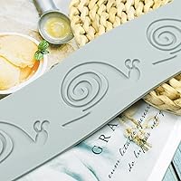 Vista 3 de Molde de silicona de hojas huecas de animales, caramelo de chocolate 3D hueco de abeja/pájaro/caracol/vaca, decoración de pastel de azúcar, parte