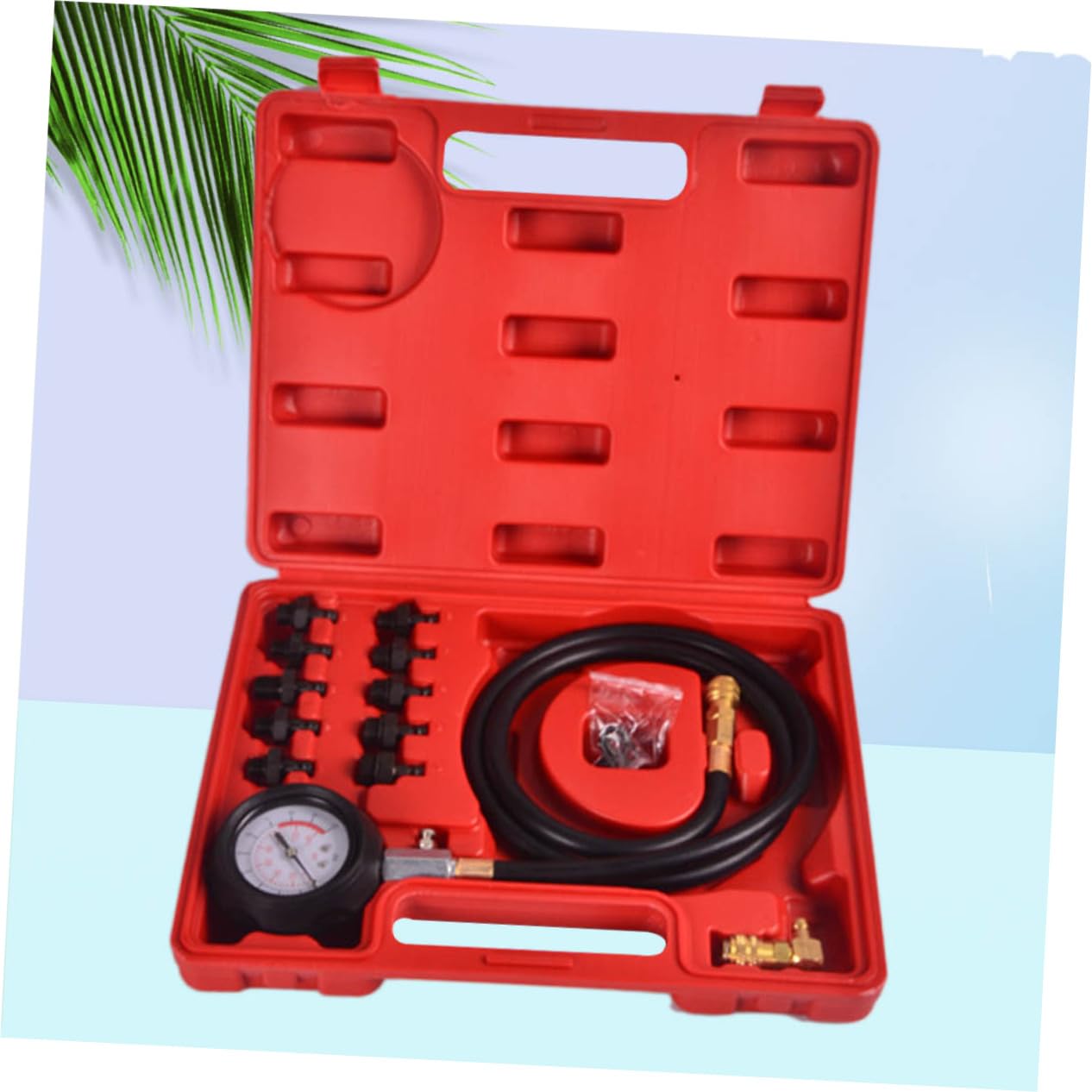 Manómetro Aceite Motor Kit Comprobación Adaptador Grados Manguera Accesorios para
