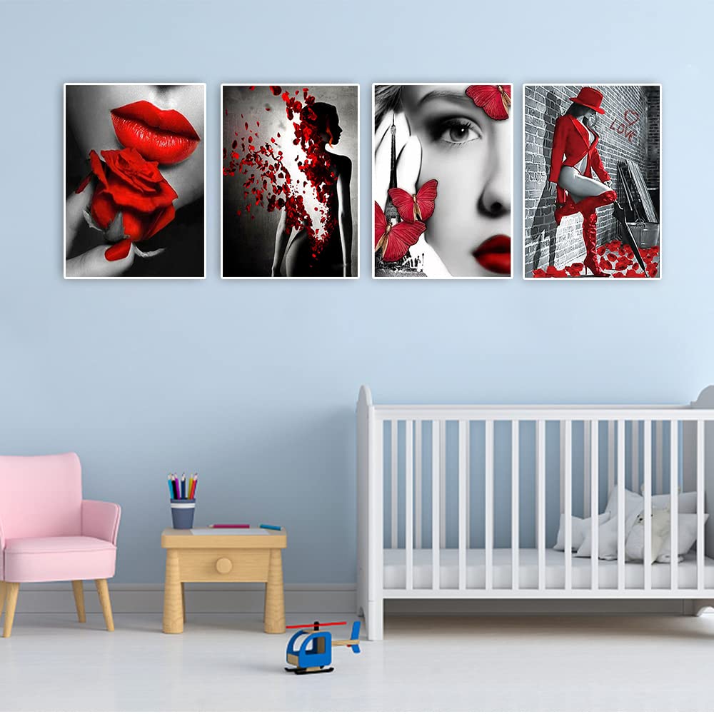 Perle A Coller DCIDBEI Lot 4 Peinture Diamant 5D Adultes 30x40 Cm Diamond Painting Paysage Bord De Mer Diamond Painting Paysage Coucher De Soleil Perle Diamant A Coller Broderie Diamant Kit Complet