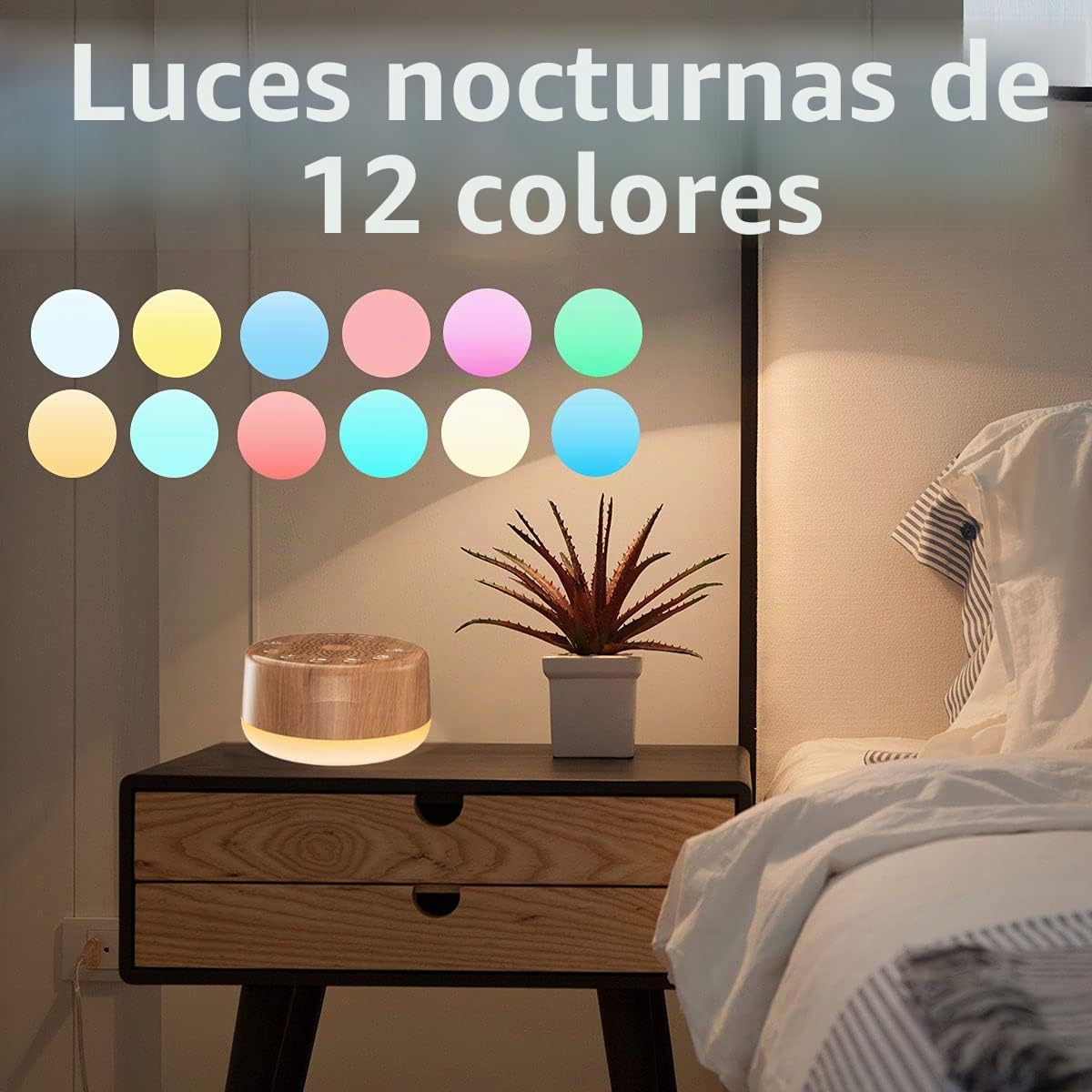 Easysleep Máquina de ruido blanco sonido