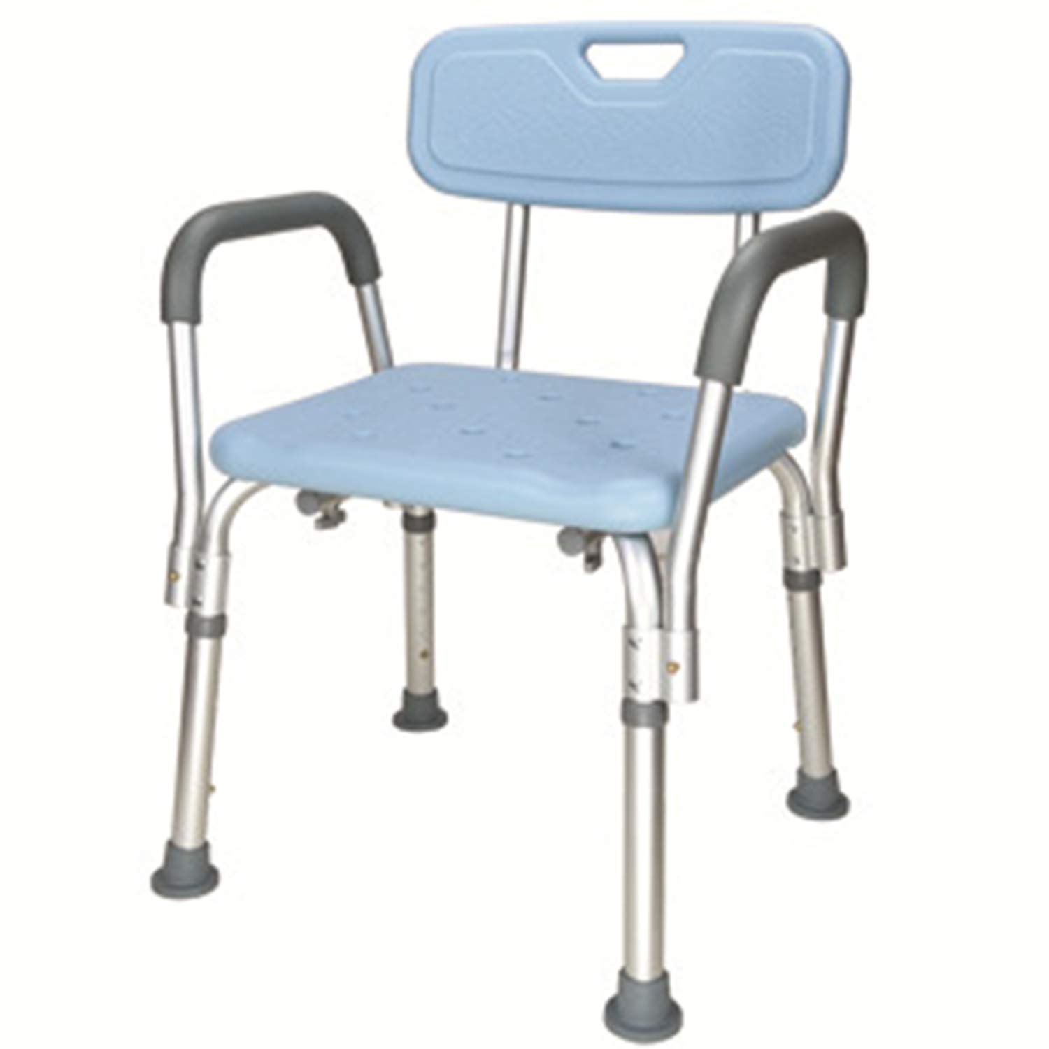 Silla De Baño, Taburete Antideslizante para Ducha Infantil, Asiento De Seguridad De Maternidad para Baño para Ancianos, Altura Regulable Blue