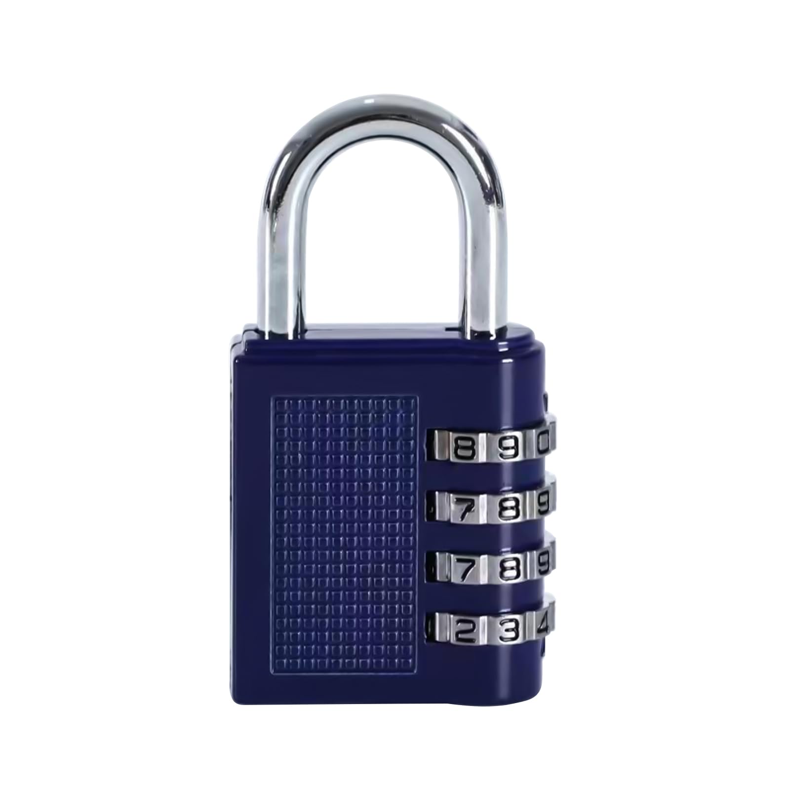 HRLORK Combination Padlock 1 Packs School Locker Lock Outdoor Weatherproof Digit Padlock Resettable Code Lock Blue