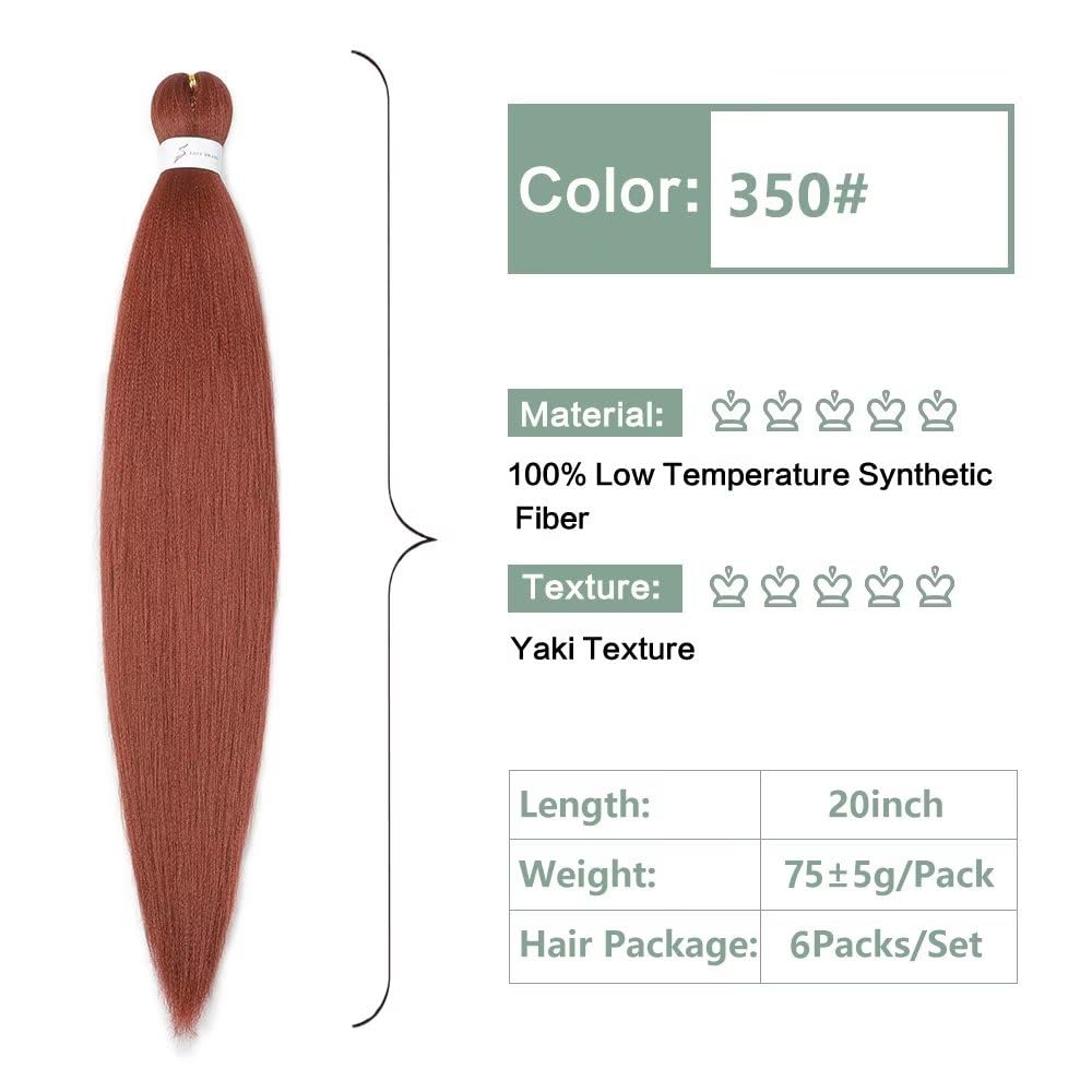 YDDM Capelli Per Treccine Africane Morado Extension Treccine Texture Yaki Easy Install per Principianti 32 Pollici 3 Pezzi Capelli Leggeri e Naturali per Box Braids, Twist e Crochet — view 27