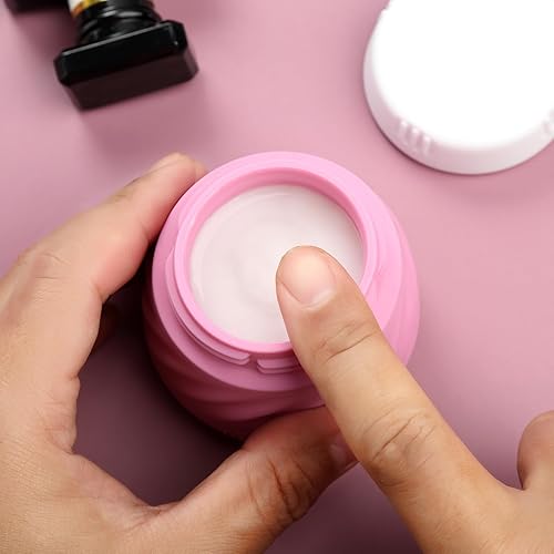 Vista 154 de Gemice Recipientes de viaje para artículos de aseo personal, tarros de crema de silicona aprobados por la TSA, tamaño de viaje con bolsa