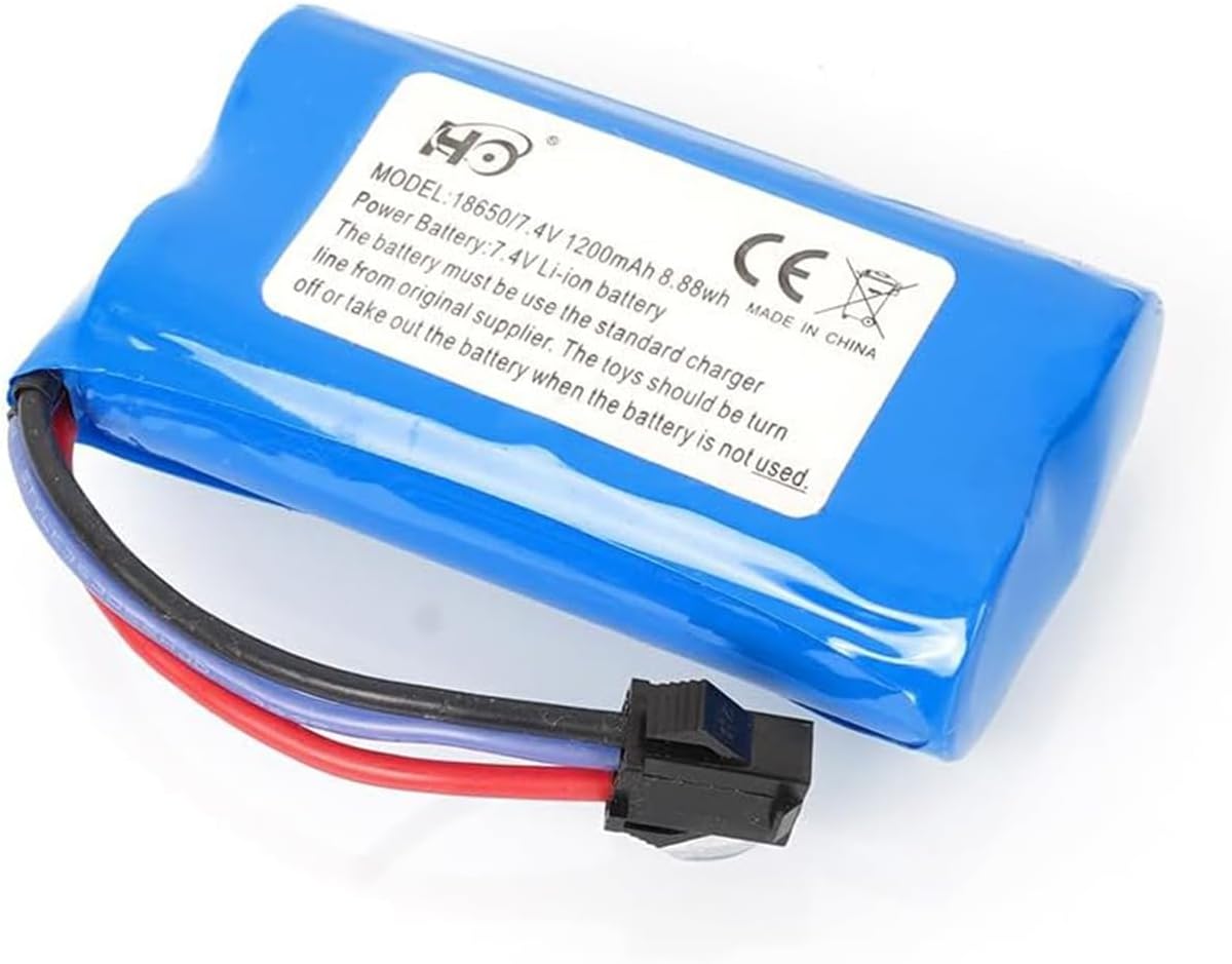 ARRIS 2PCS 7.4V 1200mAh Lipo Battery Replacemen for MNRC MN128 RC Crawlers (E0-12 Originally Manufactured)