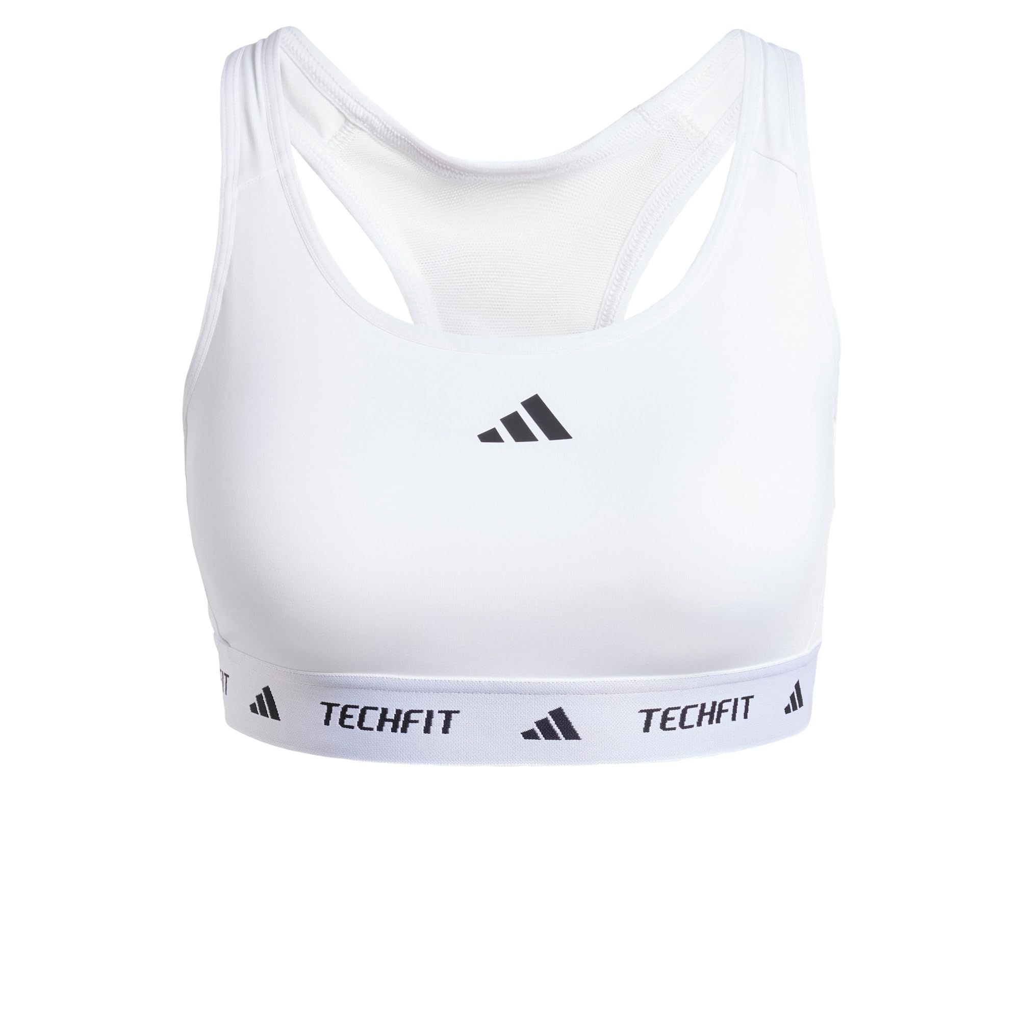 adidas Women's Powerreact Training Medum Support Techfit Bra, L E-G White
