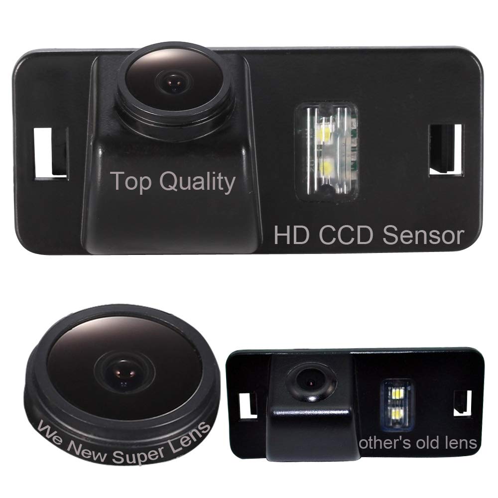 1280*720 Pixel 1000TV linee Telecamera Auto HD Visione Notturna Impermeabile,Telecamera Retromarcia Targa per BMW X1 X3 X5 X6 530I 328I 320I 520LI E39 E46 E53 E90 E80 E60 E70 M3 E82 E88 E90