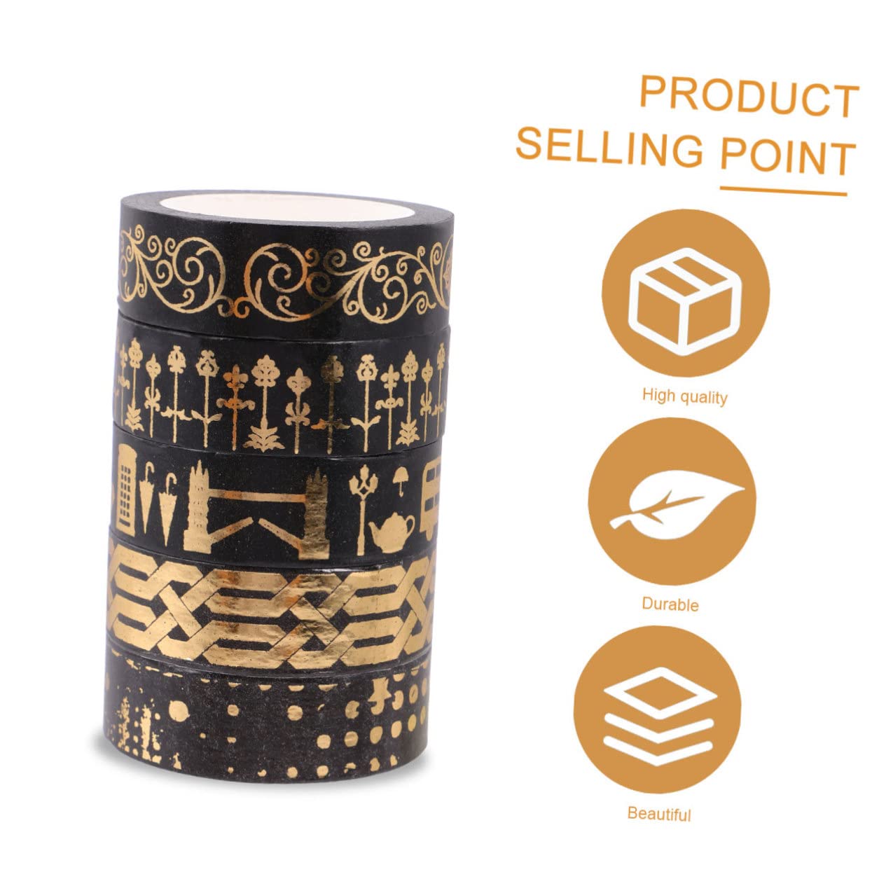 10rollos Cinta Decorativa Washi para Decoración De Álbumes De Fotos y Envoltorios De Cinta para Manualidades