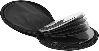 LIFKOME Carteira De Armazenamento De Pasta De CD Para Carro Livreto Carteira Com Zíper Pasta De Armazenamento De CD Para Casa Dvd Estojo De Armazenamento De CD Para Carro Com Zíper Porta