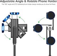 Vista 3 de ATUMTEK Selfie Stick Tripod, 3-in-1 Extendable Aluminum Phone Tripod with Detachable Bluetooth Remote, Compatible with iPhone