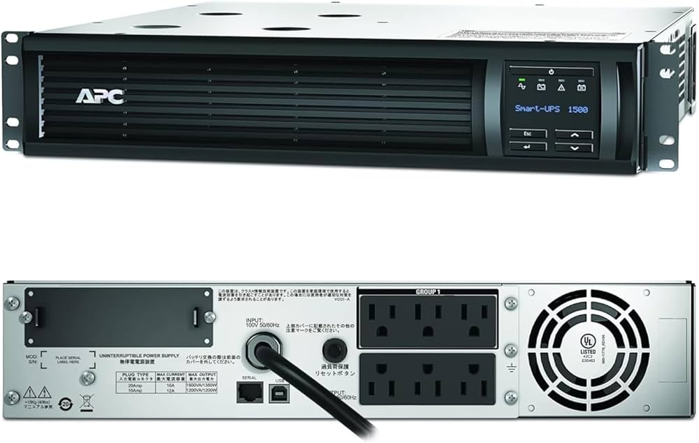 Amazon | APC 無停電電源装置 UPS ラックマウント型 1500VA/980W