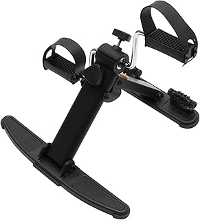 CLISPEED Foldable Bike Stepper Exercise Bike Foot Pedal Minibike Excercise Bike Portable Exercise Bike Mini Exercise Machine Mini Fitness Bike Home Exercise Bike Fitness Equipment